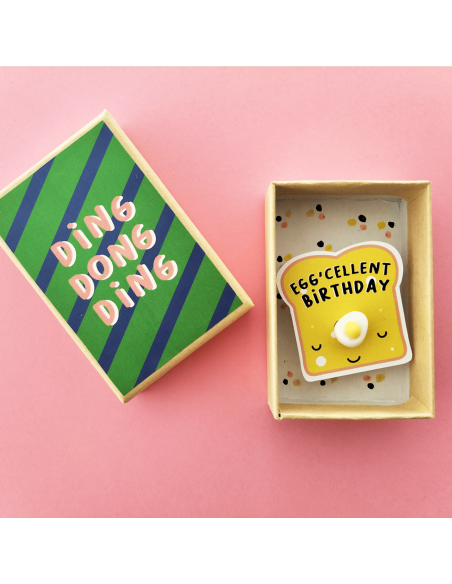 Boite à message "Egg'cellent Birthday" - Pamela Loops