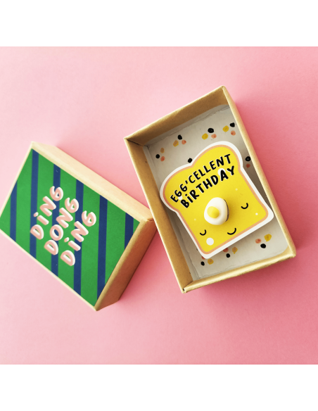 Boite à message "Egg'cellent Birthday" - Pamela Loops