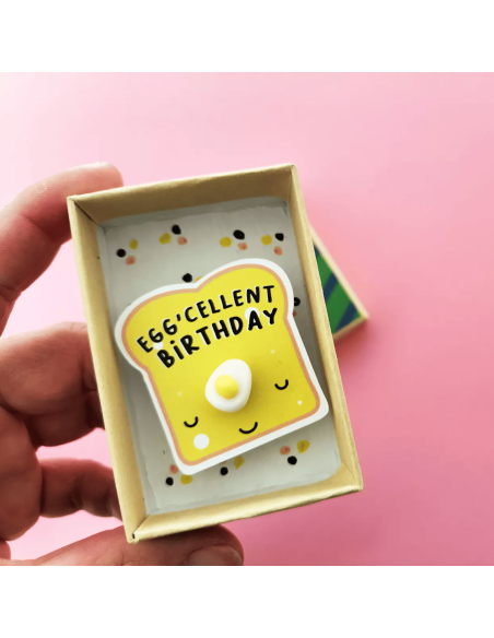 Boite à message "Egg'cellent Birthday" - Pamela Loops