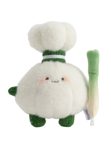 Porte-clés en peluche Ail - Bazuuyu