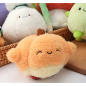 Porte-clés en peluche Citrouille - Bazuuyu 2