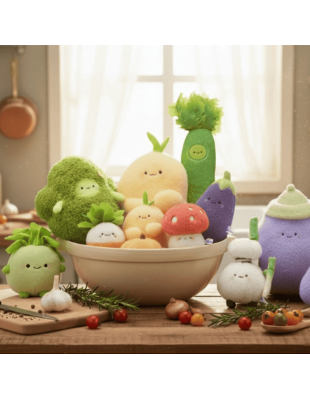 Porte-clés en peluche Pomme de terre - Bazuuyu