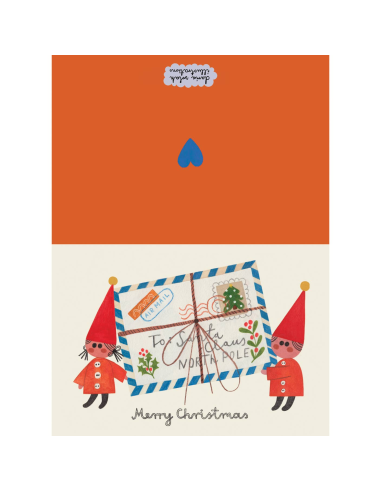 Carte Elfes de Noël - Daria Solak Illustrations