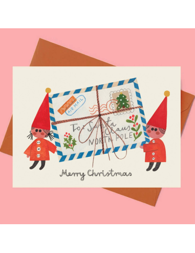 Carte Elfes de Noël - Daria Solak Illustrations