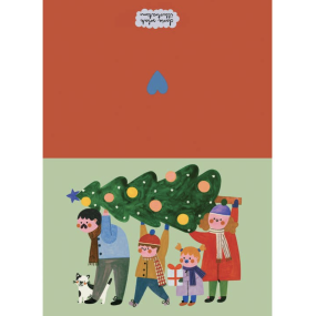 Carte Famille de Noël - Daria Solak Illustrations 2