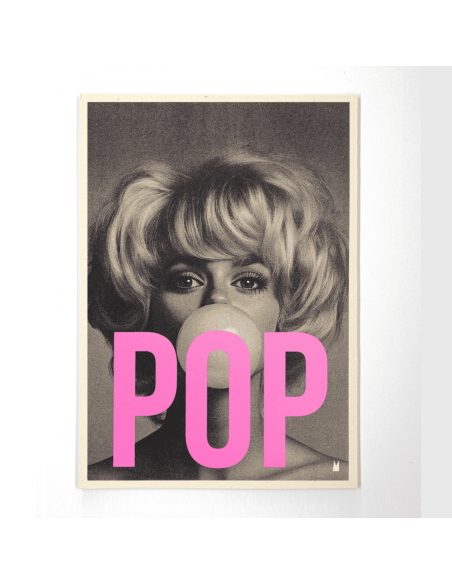 Affiche vintage A4 "POP" - Atelier Kencre