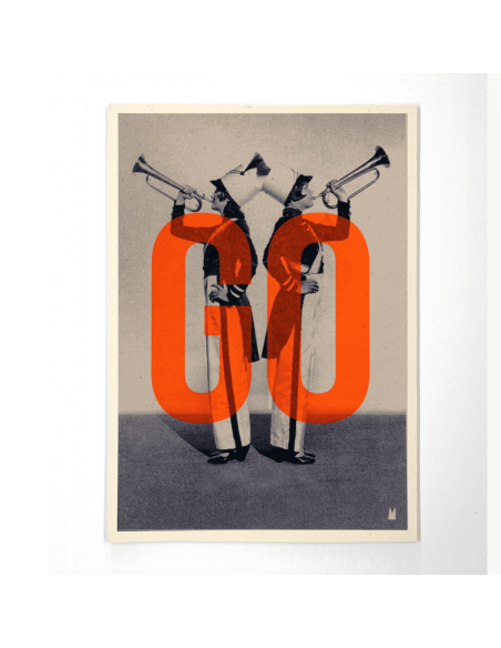 Carte vintage "GO" - Atelier Kencre