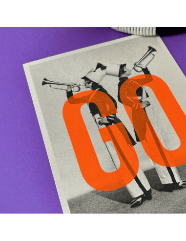 Carte vintage "GO" - Atelier Kencre