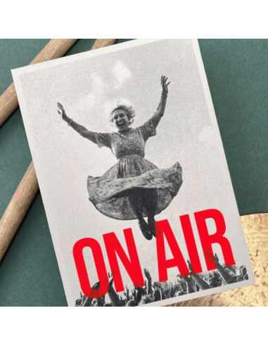 Carte vintage "On air" - Atelier Kencre