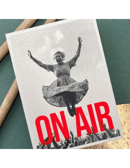 Carte vintage "On air" - Atelier Kencre