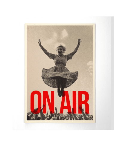 Carte vintage "On air" - Atelier Kencre