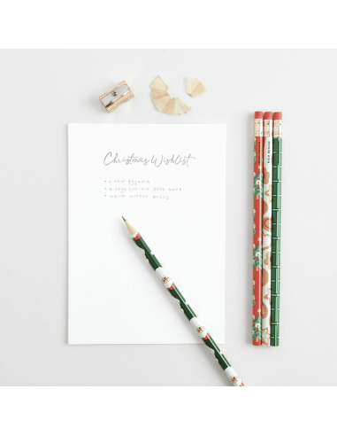 Set de 4 crayons à papier Marché de Noël - Rico...