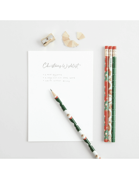 Set de 4 crayons à papier Marché de Noël - Rico Design