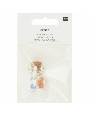 Flacon de sucettes miniature - Rico Design