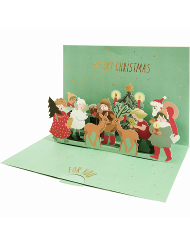 Carte Pop-up Père Noël - Rico Design