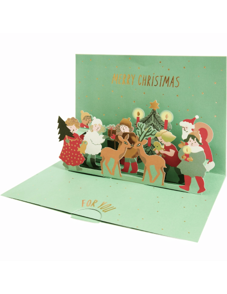 Carte Pop-up Père Noël - Rico Design