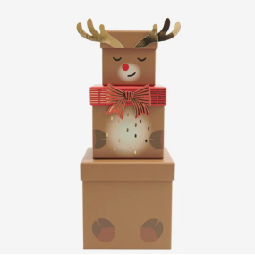 Set de 3 boîtes cadeaux Renne - Rico Design 2