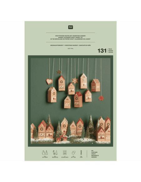 Calendrier de l'avent Marché de Noël - Rico Design