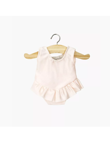 Justaucorps Maïa en lycra rose - Minikane