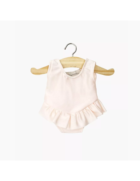 Justaucorps Maïa en lycra rose - Minikane