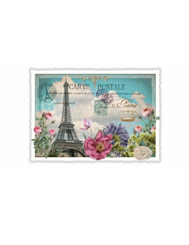 Carte postale Tour Eiffel - Acte tre