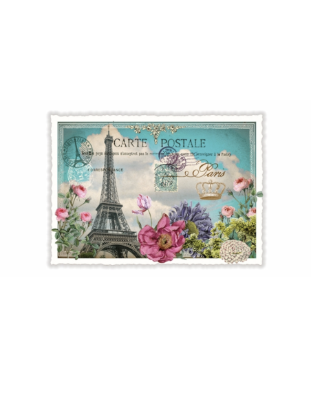 Carte postale Tour Eiffel - Acte tre