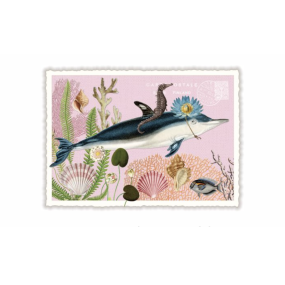 Carte postale Dauphin - Acte tre