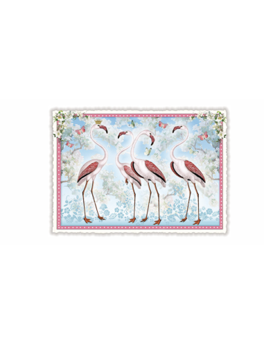 Carte postale Flamant rose - Acte tre