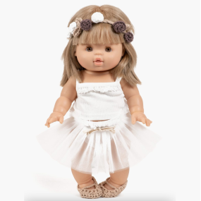 Tutu court Alicia blanc - Minikane 2