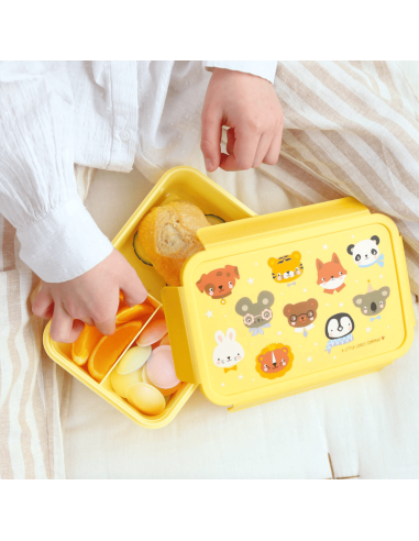 Lunchbox Jaune Animal Friends - A Little Lovely...
