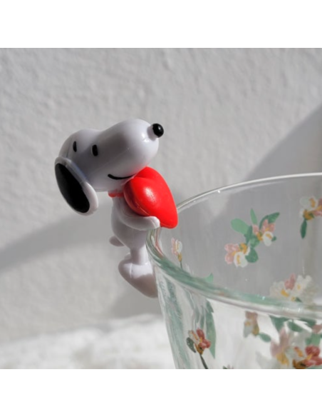 Boite surprise marque-verre Snoopy