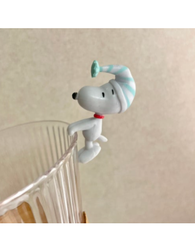Boite surprise marque-verre Snoopy