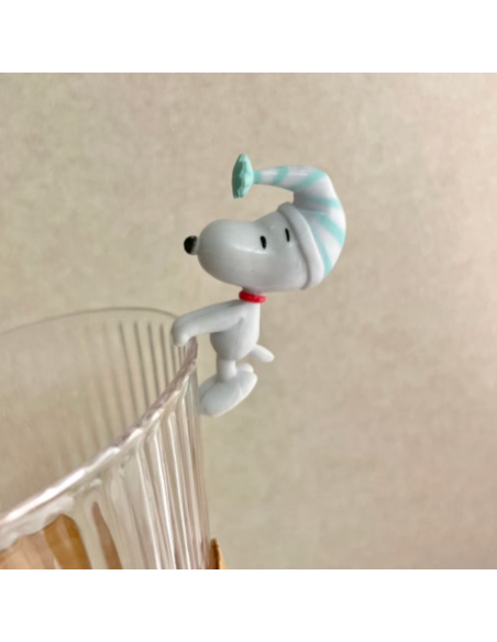 Boite surprise marque-verre Snoopy