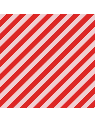 Papier cadeau rayé - Party Deco