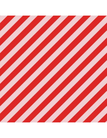 Papier cadeau rayé - Party Deco