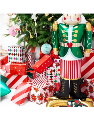 Papier cadeau rayé - Party Deco