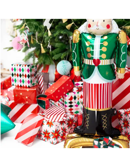 Papier cadeau rayé - Party Deco