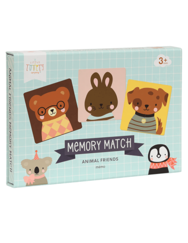Jeu du Memory Animaux - A Little Lovely Company
