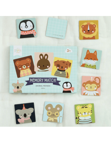Jeu du Memory Animaux - A Little Lovely Company