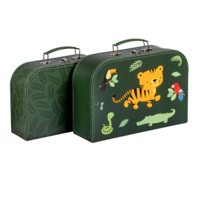 Valise en carton Jungle - A Little Lovely Company 2