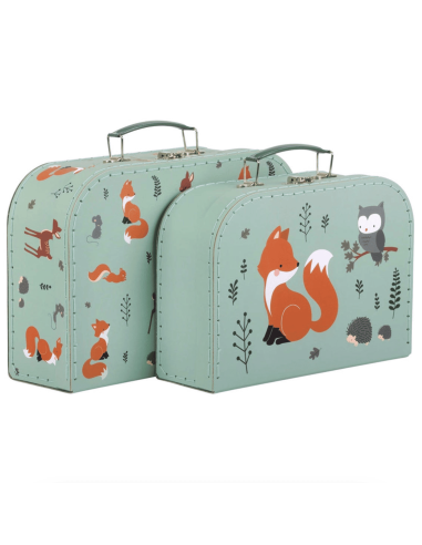 Valise en carton Forêt - A Little Lovely Company