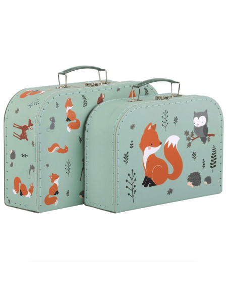 Valise en carton Forêt - A Little Lovely Company