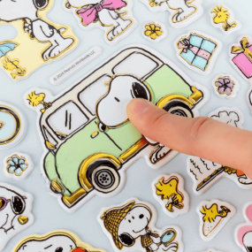 Grande planche d'autocollants Snoopy 2