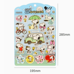 Grande planche d'autocollants Snoopy 2