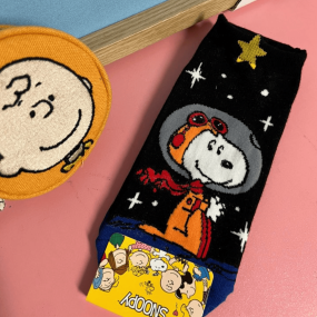 Chaussettes Snoopy espace
