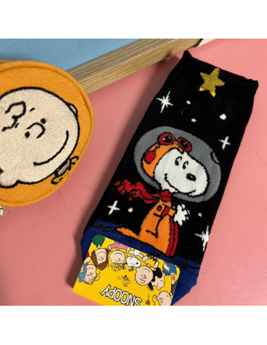 Chaussettes Snoopy espace