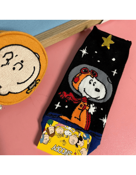 Chaussettes Snoopy espace