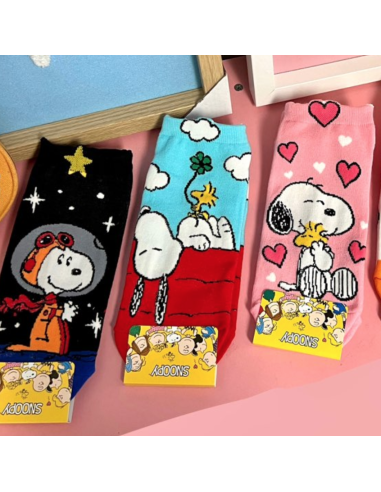 Chaussettes Snoopy endormi