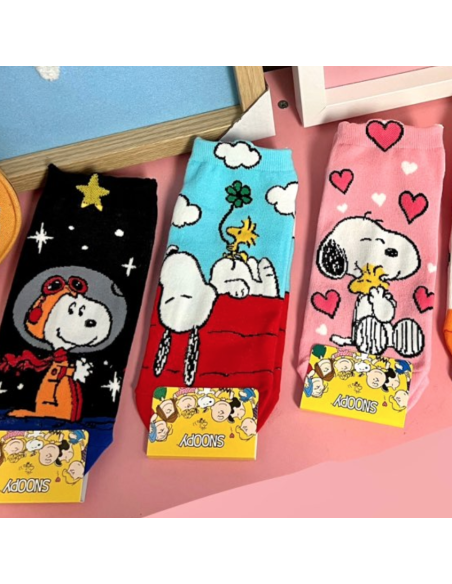 Chaussettes Snoopy endormi