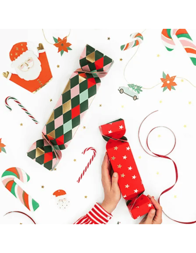 2 boites cadeaux losanges - Party Deco